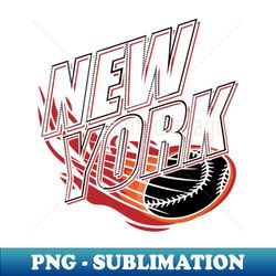 new york ny baseball - instant sublimation digital download