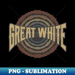 great white barbed wire - exclusive png sublimation download