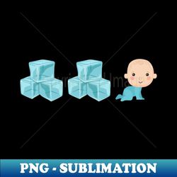 ice ice baby - png transparent digital download file for sublimation