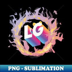 lion the gamer-ltg - signature sublimation png file