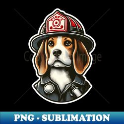 beagle fire fighter - premium sublimation digital download