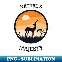 springbok silhouette - high-quality png sublimation download