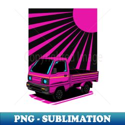 jdm pickup retro neon - sublimation-ready png file