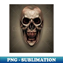 macabre face - png transparent digital download file for sublimation