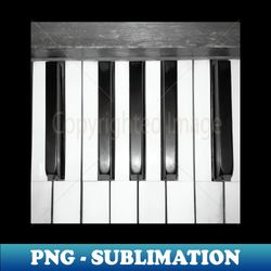 black and white piano keys photo - creative sublimation png download