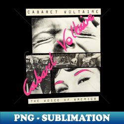 cabaret voltaire band - signature sublimation png file