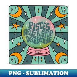 pisces crystal ball - elegant sublimation png download