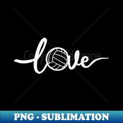 love my volleyball print volleyball products - retro png sublimation digital download