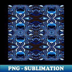 pattern of blue and white metal waves - premium sublimation digital download