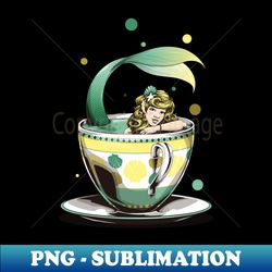 sea tea - mermaid in tea cup