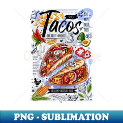 food poster, food, mexican, nachos, burritos, tacos, snack - premium png sublimation file