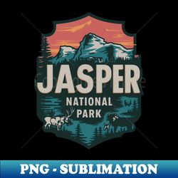 jasper national park elegance - vintage sublimation png download