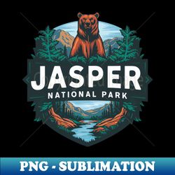 jasper national park bear - png sublimation digital download