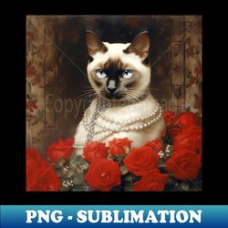 siamese portrait - premium sublimation digital download