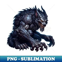 terrifying werewolf - png transparent sublimation design