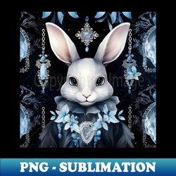 white rabbit 1 - unique sublimation png download