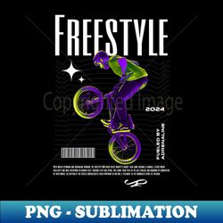 freestyle bmx version - instant sublimation digital download