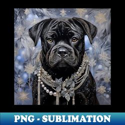 glitter cane corso - special edition sublimation png file