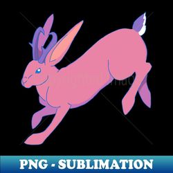 pink jackalope - unique sublimation png download
