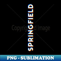 springfield missouri cmyk glitch type - digital sublimation download file
