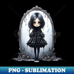 gothic doll - nadja doll - creepy - premium sublimation digital download