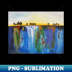 abstract landscape - instant sublimation digital download