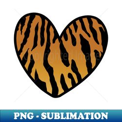 heart tiger skin pattern - high-quality png sublimation download