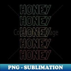 honey name pattern - aesthetic sublimation digital file