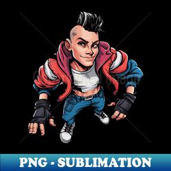 retro urban mohawk - high-quality png sublimation download