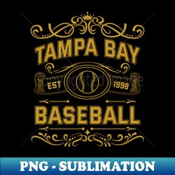 tintage tampa bay baseball - sublimation-ready png file
