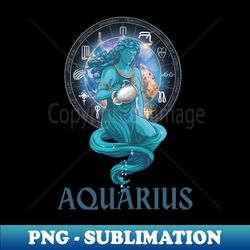aquarius zodiac sign - exclusive png sublimation download