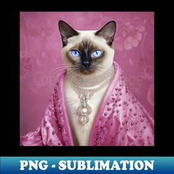 siamese diva - modern sublimation png file