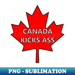 canada kicks ass! large v2 - unique sublimation png download