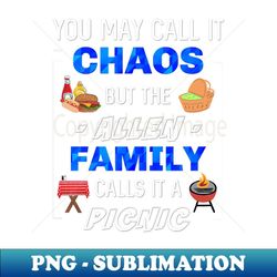 funny allen family picnic cookout party gathering matching fun - high-quality png sublimation download