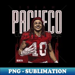 isiah pacheco kansas city inline - retro png sublimation digital download