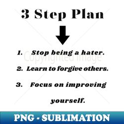 3 step plan - exclusive sublimation digital file