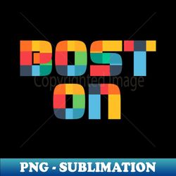 boston united states cmyk pop art style - special edition sublimation png file