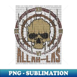 allah-las vintage skull - exclusive sublimation digital file