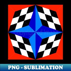 patriotic diamond star - png transparent digital download file for sublimation