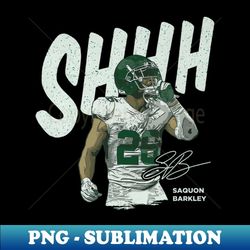 saquon barkley philadelphia shhh - elegant sublimation png download