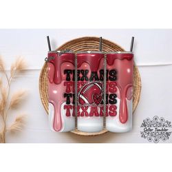 texans 3d inflated football team tumbler 20 oz wrap, football tumbler, tumbler wrap, tumbler png, skinny tumbler