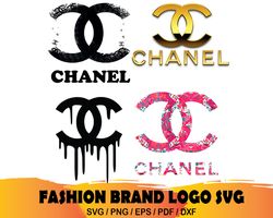 4 chanel bundle svg, chanel logo svg, chanel clipart -pink bear shop