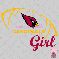 cardinals girl svg,nfl svg, football svg file, football logo,nfl fabric, nfl football, sport svg -pink bear shop