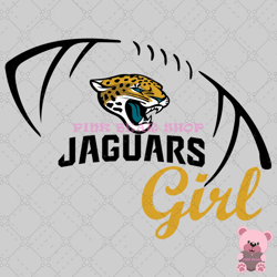 jaguars girl svg,nfl svg, football svg file, football logo,nfl fabric, nfl football, sport svg -pink bear shop