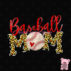 baseball mom love heart sport softball png, sport png, game day png, sports ball png