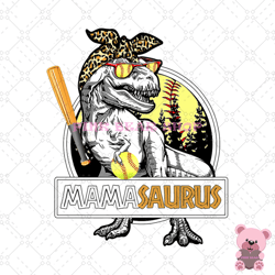 mamasaurus mother day leopard softball bat png, sport png, game day png,sports ball png