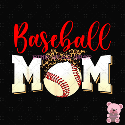 baseball mom day leopard bandana sport png, sport png, game day png,sports ball png