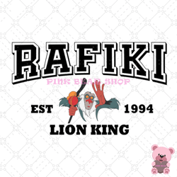 the lion king est 1994 rafiki png, disney png, disney mickey png, digital download