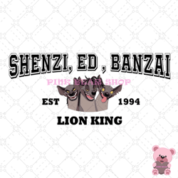 shenzi ed and banzai lion king est 1994 png, disney png, disney mickey png, digital download