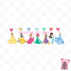 mouse balloon disney princesses png, disney png, disney mickey png, digital download